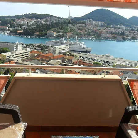 Panorama Anela - Large Balcony With The Beautiful Sea View Of Apartment Dubrovnik