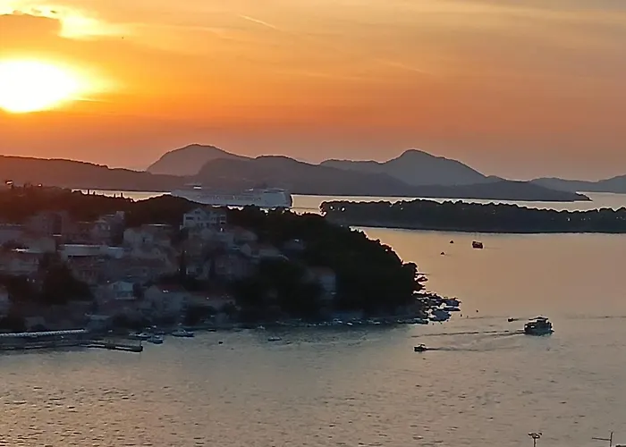 公寓 Apartment Anela With Large Private Tarrace And Beautiful Sea View 杜布罗夫尼克