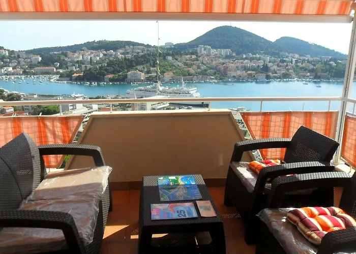 公寓 Apartment Anela With Large Private Tarrace And Beautiful Sea View 杜布罗夫尼克