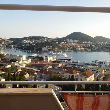 アパート Apartment Panorama Anela - Large Balcony With The Most Beautiful Sea View Of Dubrovnik *