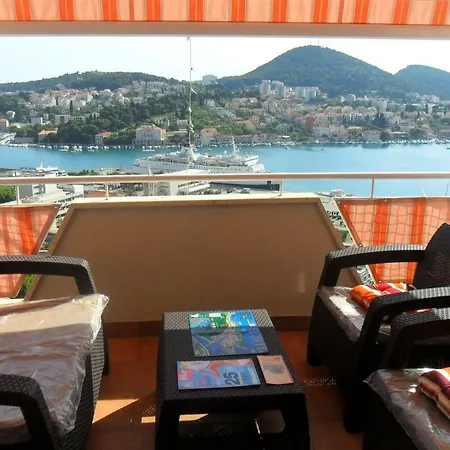 Lägenhet Panorama Anela With Large Private Balcony And Beautiful Sea View Dubrovnik
